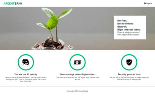 home page argent bank react redux